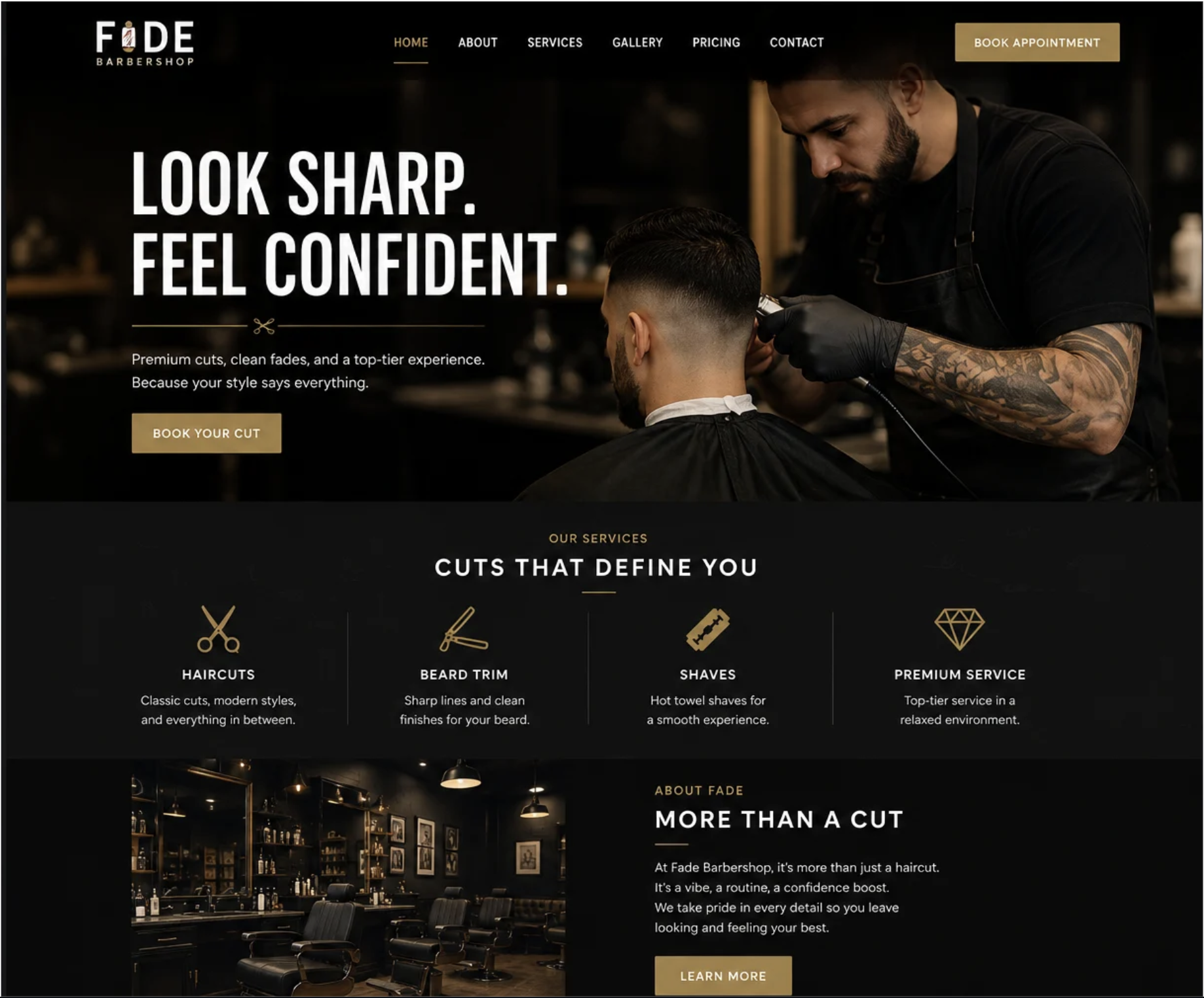 Voorbeeld website